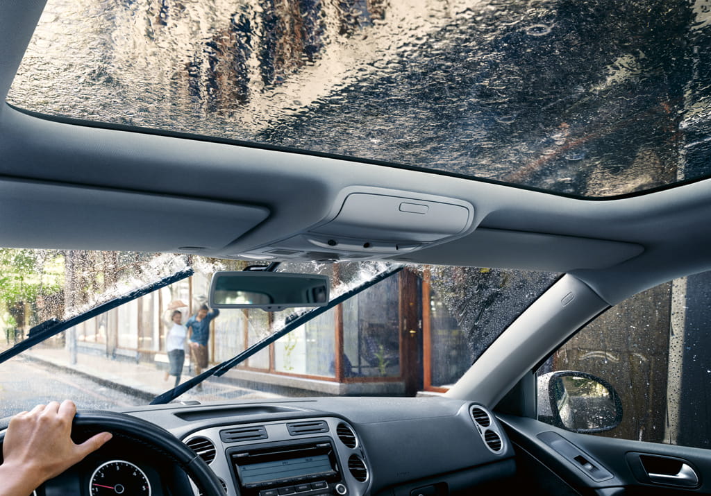 BOSCH Aerotwin - skuteczność w ulewie