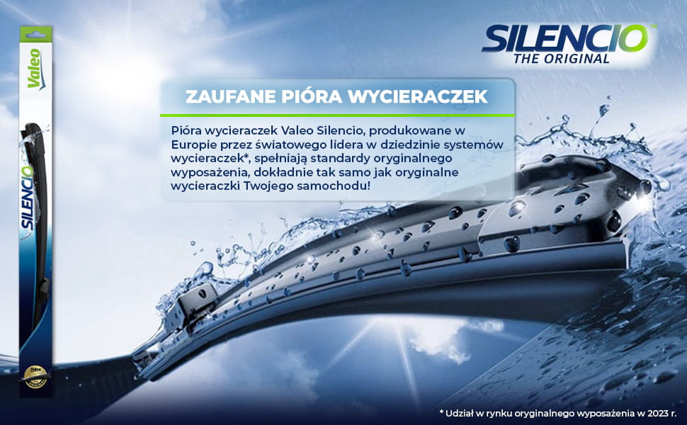 VALEO Silencio – skuteczność w deszczu