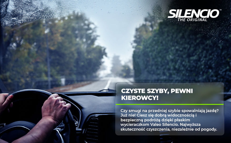 VALEO Silencio – skuteczność w deszczu